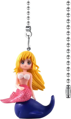 Miniatura 14 de Cadena de tirón del ventilador de techo de gato Dotlite, extensión de encanto con tira de cadena de gato de gimnasio realista y linda, cadenas