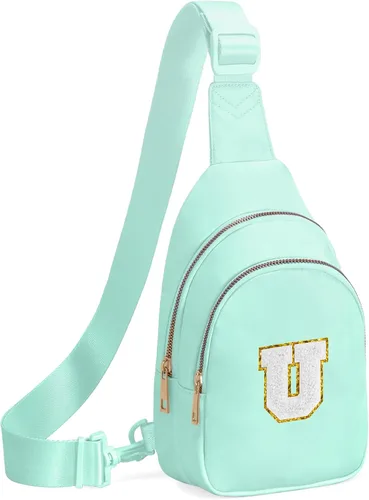 Miniatura 106 de Regalos de cumpleaños Viverte para niñas de 7, 8, 9, 10, 11, 12, 13 años, pequeño bolso cruzado de hombro con inicial, bolso cruzado de hombro