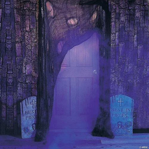 Miniatura 2 de Trapo de terror Fun Express, 25/5554, de poliéster, grande, para Halloween, gris, Gris