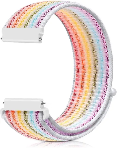 Miniatura 17 de Correas deportivas de nailon de 0.709 in de liberación rápida compatibles con Garmin Venu 4 1.614 in/3S 1.614 in/Venu 2S/Vivoactive 4S/Vivomove
