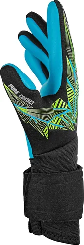 Miniatura 3 de Reusch Guantes de portero Pure Contact Aqua Negro/Lima/Aqua
