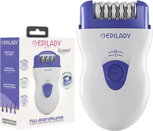 Depiladora con cable y varias velocidades de Epilady Blanco/Morado