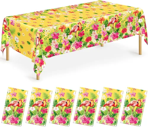 Miniatura 27 de Suministros de regreso a clases, 2 manteles de 108 x 54 pulgadas, manteles desechables coloridos para el primer día de escuela, rectangular