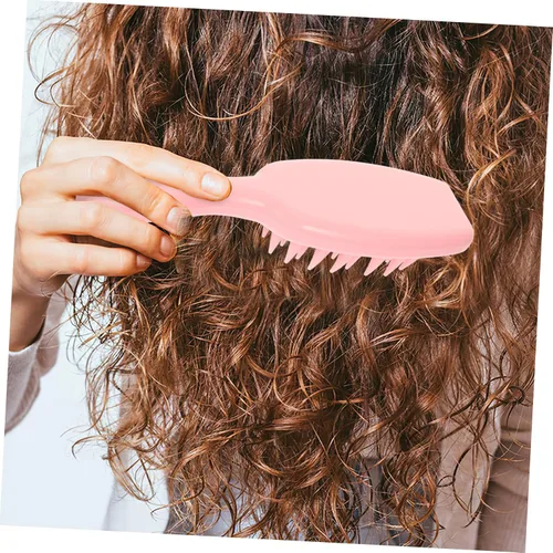 Miniatura 9 de Mikinona Cepillo de champú de mango largo, depurador de cuero cabelludo para cabello largo, masajeador de cabello, peine para caspa