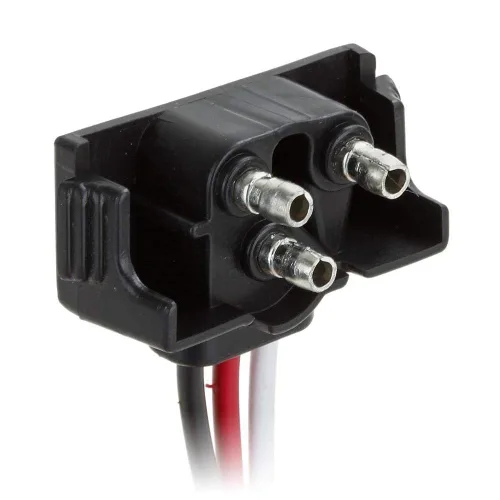 Miniatura 7 de 10x Enchufe de Cable de 3 Hilos para Luz de Remolque de Camión Moldeado de 3 Clavijas Arnés Pigtail para Parada, Giro, Cola Sellada Redonda Ovalada