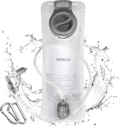 Miniatura 18 de HEIKLN Bolsa de hidratación de 1.5L-2L-3L, depósito de agua a prueba de fugas, sin BPA, bolsa de almacenamiento de agua militar, bolsa de 2L