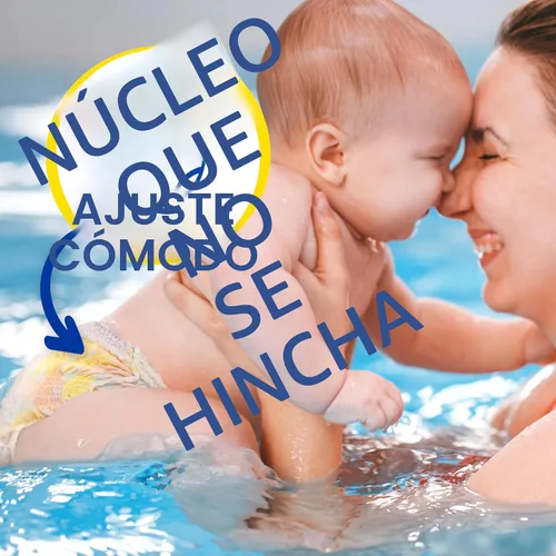 Miniatura 7 de Pañales de natación Pampers - Splashers - Tamaño 5+, 17 unidades, pantalones de natación desechables para bebé sin huecos