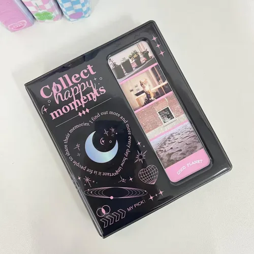 Carpeta A5 de 6 anillas, carpeta de tarjetas fotográficas Kpop, carpeta A5, carpeta de tarjetas de fotos, 30 hojas, 240 bolsillos, álbum de fotos de