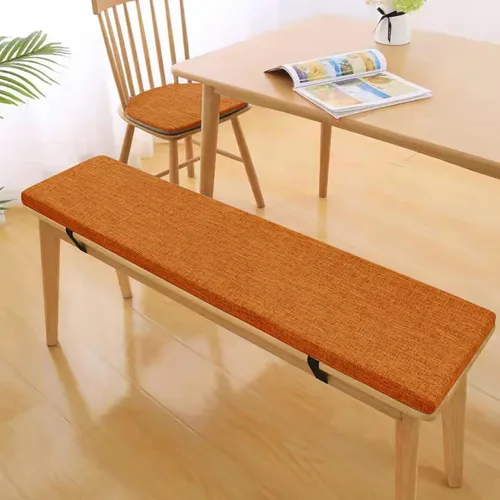 Miniatura 8 de Cojín de banco, antideslizante y grueso, para banco de patio, cojín duradero de espuma viscoelástica de alta densidad para banco de zapatos, Negro