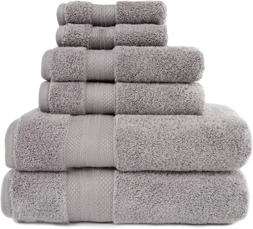 Miniatura 116 de Superior Juego de toallas de algodón turco de 9 piezas, 3 toallas de baño, 3 manos, 3 toallas faciales para el hogar, artículos esenciales de baño