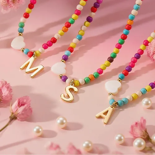 Miniatura 5 de Regalos de moda para niñas adolescentes, cangurera con monograma para niña con llavero, collar, dijes de taza, tarjeta de felicitación y caja