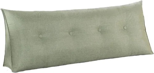 Miniatura 7 de Almohada de cuña para dormir, cojín grande con funda de almohada extraíble, cojín triangular para soporte de espalda para cama o sofá tamaño King
