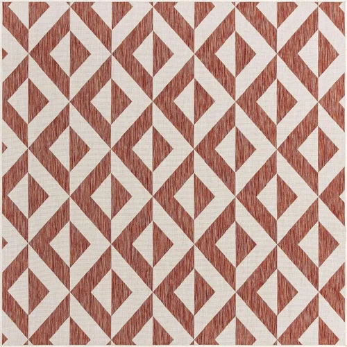 Miniatura 25 de Unique Loom Jill Zarin Outdoor Collection - Alfombra rectangular (2 pies 2 pulgadas x 3 pies 1 pulgadas, rectangular, beige y marrón)