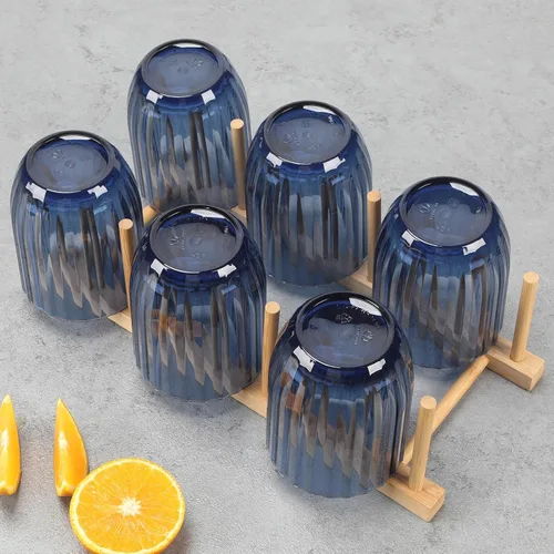 Miniatura 4 de Vasos de plástico acrílico transparente Highball Vasos de plástico reutilizables de 15 onzas (juego de 6) Apilables Vasos sin BPA