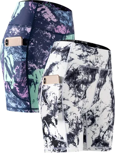 CADMUS Pantalones cortos de yoga de cintura alta para mujer de 3 pulgadas, 4 pulgadas, 6 pulgadas, 7 pulgadas, 8 pulgadas, sensación desnuda,