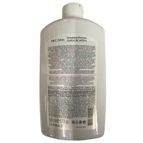 Miniatura 7 de FARMASI Dr. C. Tuna Vitalizing Garlic Shampoo and Hair Mask - Tratamiento natural para el crecimiento del cabello, previene la pérdida, estimula