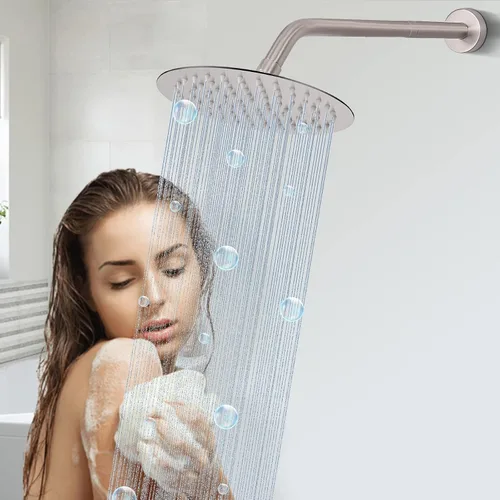 Miniatura 7 de Brazo de Extensión para Cabezal de Ducha, Extensor de Ducha con Salida de Agua - Reduce la Altura Existente, Extensión de Tubería de Ducha