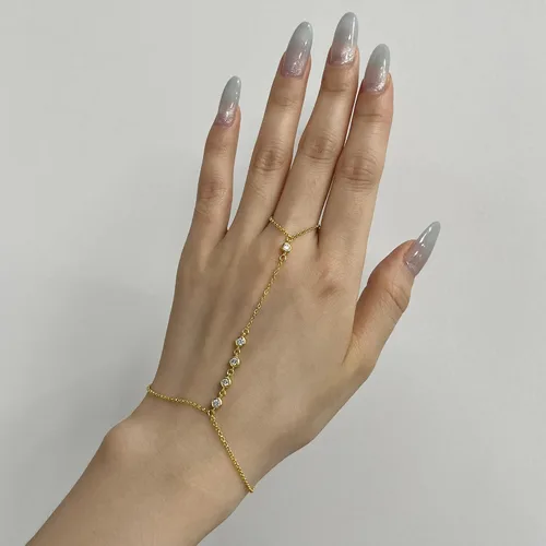 Miniatura 95 de Pulsera de plata de ley 925 para mujer, pulsera de mano para mujer, pulseras esclavas de 7 a 9 pulgadas ajustable