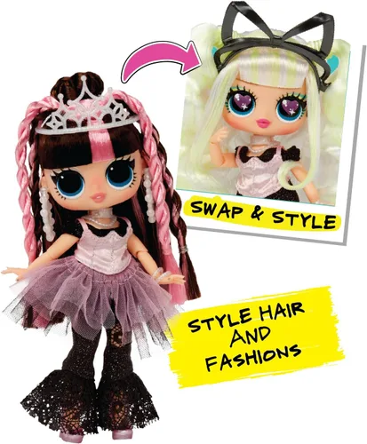 Miniatura 7 de L.O.L. Surprise! Tweens Surprise Swap Bronze-2-Blonde Billie Fashion Doll con más de 20 sorpresas, incluyendo cabeza de peinado y fabulosas modas