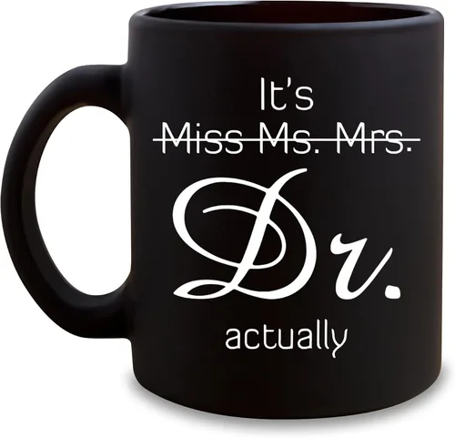 Miniatura 13 de Taza personalizada de realidad – Taza personalizada con nombre para graduación de doctorado, regalo de médico, divertida y perfecta para cumpleaños