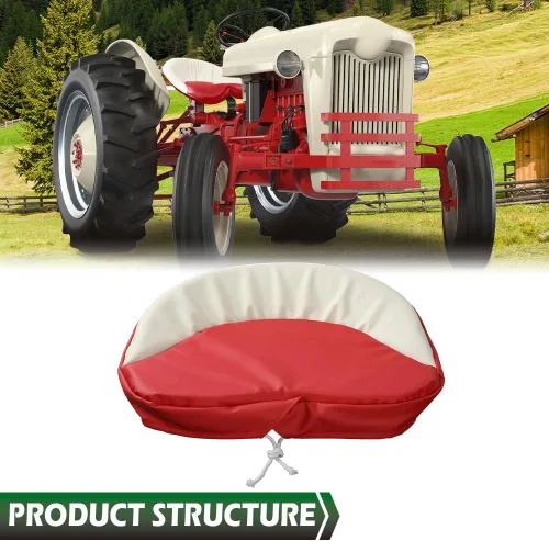 Miniatura 9 de GRAND ORANGE Cojín de asiento de tractor compatible con tractor Ford/New Holland NAA 8N 9N 2N Jubilee 600 601 800 900