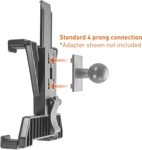 Miniatura 4 de iBOLT TabDock - Soporte para tableta a granel, se adapta a tabletas de 7 a 10 pulgadas y todos los adaptadores estándar de 4 puntas de la industria