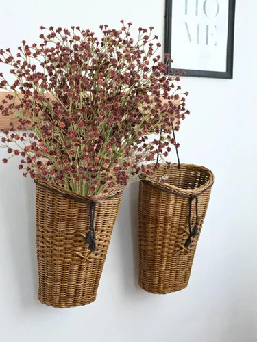 Miniatura 2 de Paquete de 10 flores artificiales de aliento de bebé, 3 ramas, flores de plástico falsas de gypsophila, arreglo floral para boda, decoración