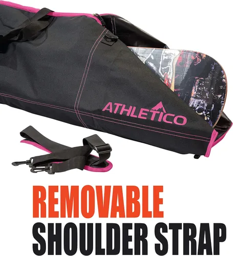 Miniatura 4 de Athletico Combo de dos piezas de bolsa para snowboard y botas Guarda y transporta snowboard de hasta 165 cm y botas hasta la talla 13 Incluye 1