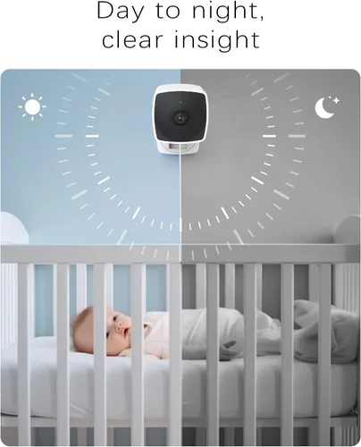 Miniatura 5 de Cámaras blurams para seguridad del hogar 5GHz, cámara interior 2K, cámara para mascotas con aplicación para teléfono, detección de movimiento
