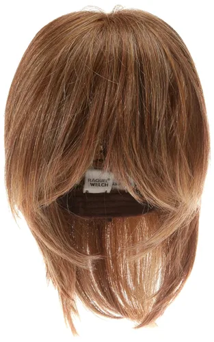 Miniatura 6 de Raquel Welch Hairuwear, peluca de longitud media con capas de volumen sutil y lazo negro, gorra de tamaño medio, RL10/12 castaño iluminado por el sol