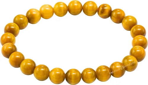 Miniatura 682 de Amazing Gemstone Pulsera de cristal para mujeres y hombres, pulsera de cristal curativo de protección, pulsera elástica con cuentas de piedras