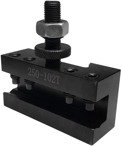Miniatura 2 de AXA 5/8 '' de cambio rápido de cambio rápido enfrentado torno herramienta poste titular 250-102XL