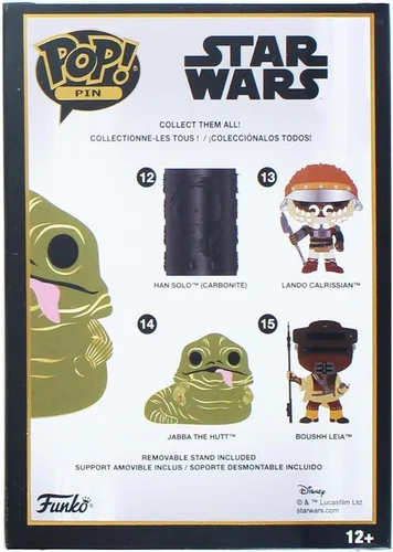 Miniatura 6 de Star Wars Pin Funko POP de 3 pulgadas Jabba The Hutt