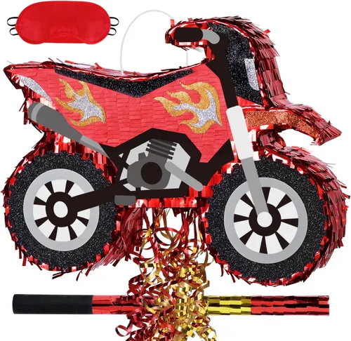 Miniatura 83 de WERNNSAI - Piñata de controlador de videojuegos, suministros para fiestas, paquete con venda y bate para niños, temática de juegos, fiesta