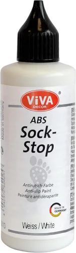 Miniatura 16 de Viva Decor ABS Sock Stop (82 ml, azul claro) - Pintura para telas para calcetines antideslizantes, alfombras de baño y más - Sin látex, a base