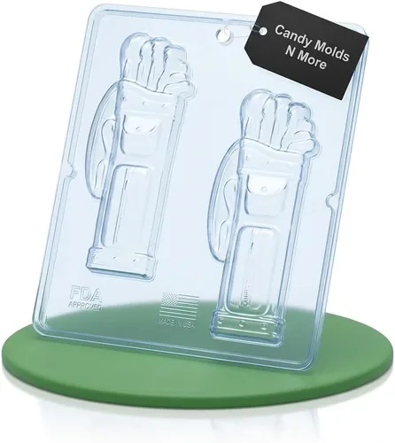 Miniatura 3 de Bolsa de golf con palos de chocolate y caramelo molde
