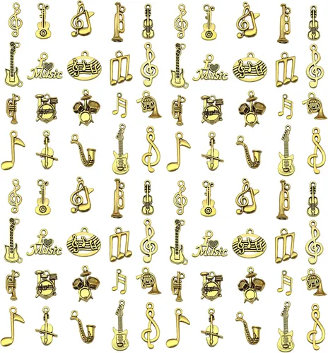 Miniatura 24 de WOCRAFT 60 piezas de dijes de pulsera de cruz dorada KC para juegos de fabricación de joyas, collares, pulseras, llaveros, kit de suministros de KC
