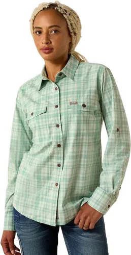 Miniatura 20 de Ariat Camisa de trabajo para mujer Rebar Made Tough Venttek Durastretch