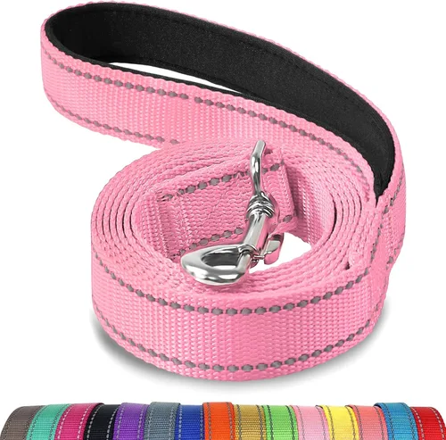 Miniatura 37 de Joytale - Correa resistente para perros grandes que tiran, doble asa para control de tráfico, correas reflectantes de doble cara para perros grandes