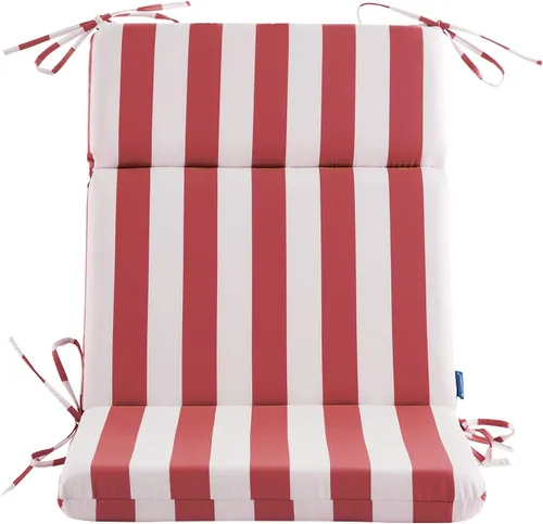 Miniatura 6 de BLISSWALK Cojín para silla de exterior, parte inferior y trasera, cojín de una pieza para silla Adirondack de respaldo alto, cojines de patio