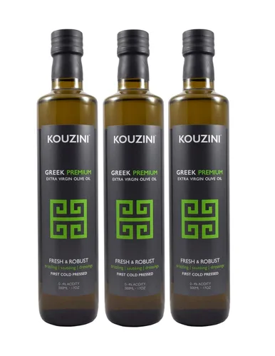 Miniatura 9 de Kouzini Aceite de oliva virgen extra griego premium, prensado en frío, origen único, rico sabor y aroma, 16.9 fl oz