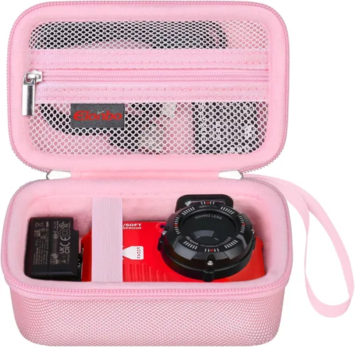 Miniatura 9 de Elonbo KODAK - Funda de transporte para cámara digital KODAK PIXPRO WPZ2, bolsa de viaje dura KODAK WPZ2, resistente al agua, a prueba de golpes