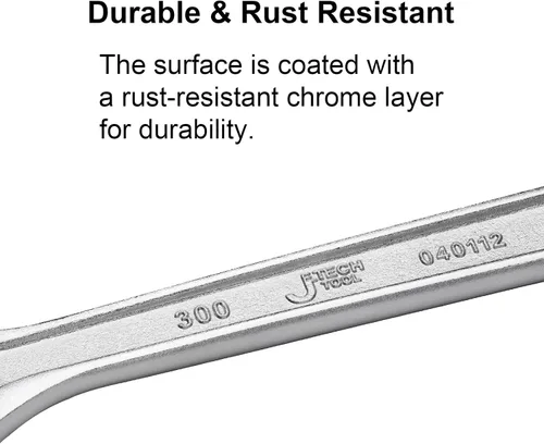 Miniatura 5 de Jetech Llave ajustable de 24 pulgadas - Llave de cambio profesional de acero cromo-vanadio resistente con escala en pulgadas/métrica, abertura