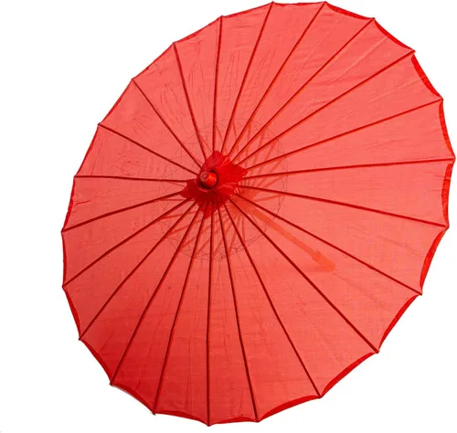 Miniatura 2 de THY COLLECTIBLES Parasol chino japonés de 22 pulgadas para bodas, fotografías, disfraces, cosplay, decoración y otros eventos, color liso