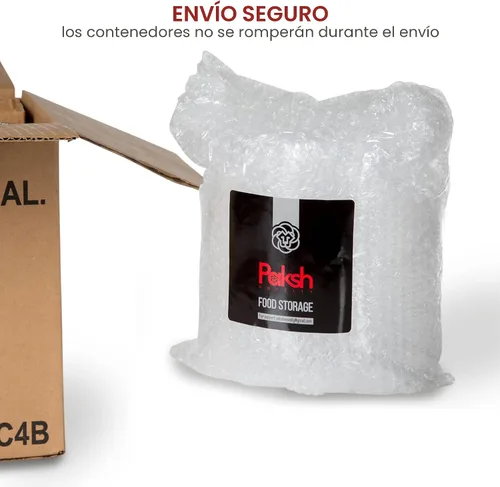 Miniatura 8 de Paksh Novelty Tarro de vidrio de boca ancha de 64 onzas, paquete de 4 unidades, boca ancha, tapa hermética, aprobado por el USDA, sin BPA, apto
