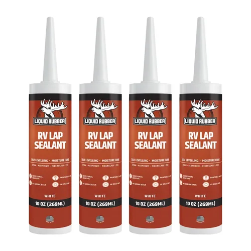 Miniatura 8 de Liquid Rubber - Sellador de solapa para RV, color blanco, 1 paquete