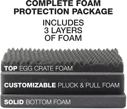 Miniatura 2 de Funda rígida impermeable - Resistente a golpes y al polvo - Protección de espuma - Válvula de ecualización de presión - Caja de almacenamiento