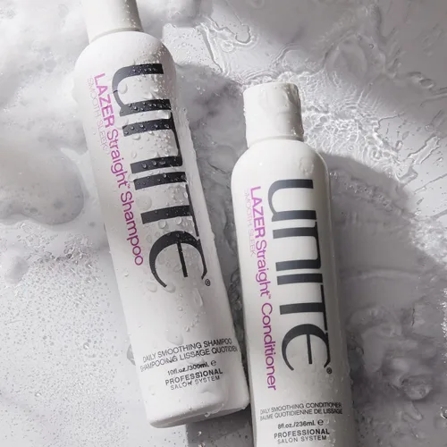 Miniatura 2 de UNITE LAZER - Champú liso para el cabello, limpiador suavizante de tamaño profesional para domar el encrespamiento y controlar el cabello grueso