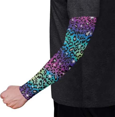 Miniatura 11 de CLOHOMIN Mangas para brazos, protección solar, mangas de compresión, cubierta de tatuaje para mujeres y hombres, manga deportiva atlética refrescante
