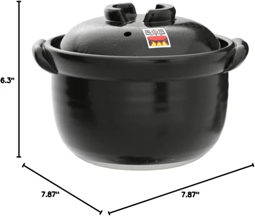 Miniatura 3 de Olla de Arroz Yokkaichi Banko 3 Go (doble tapa)